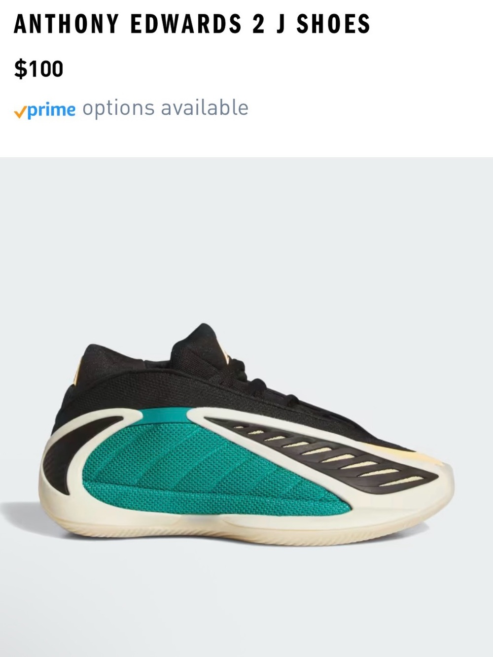 Adidas ANTHONY EDWARDS 2 J SHOES